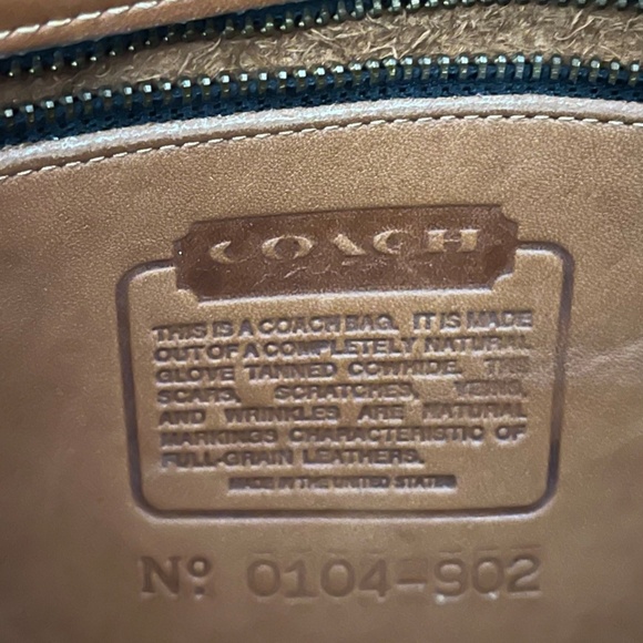 Vintage Shoulder Brown Coach Bag - Picture 4 of 6